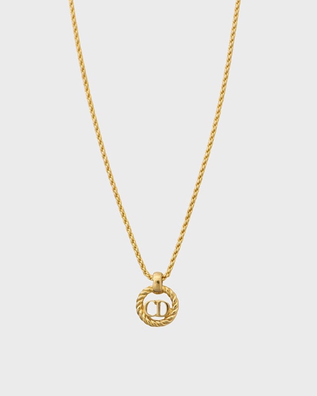 DIOR CDツイストラウンドネックレス | Hedy