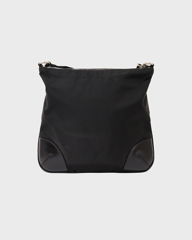 PRADA 三角ロゴ金具ナイロンレザーショルダーバッグ | Hedy