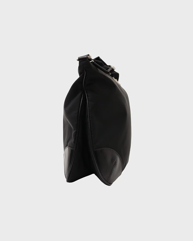 PRADA 三角ロゴ金具ナイロンレザーショルダーバッグ | Hedy