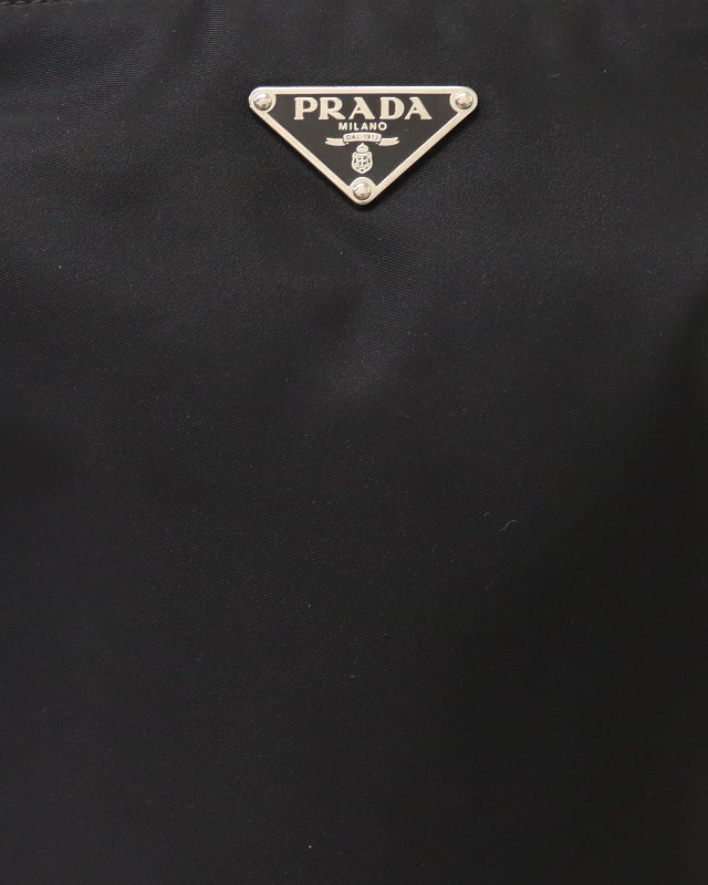 PRADA 三角ロゴ金具ナイロンレザーショルダーバッグ | Hedy