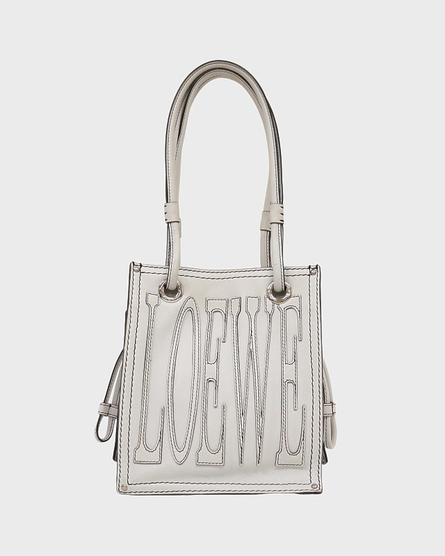 LOEWE アナグラムロゴレザーハンドバッグ | Hedy