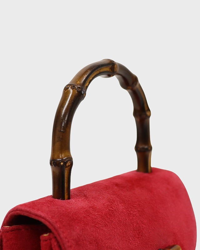 GUCCI バンブースエード2Wayバッグ | Hedy