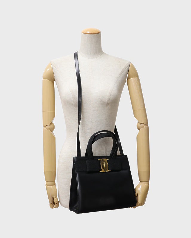 Ferragamo VARA金具レザー2Wayバッグ | Hedy