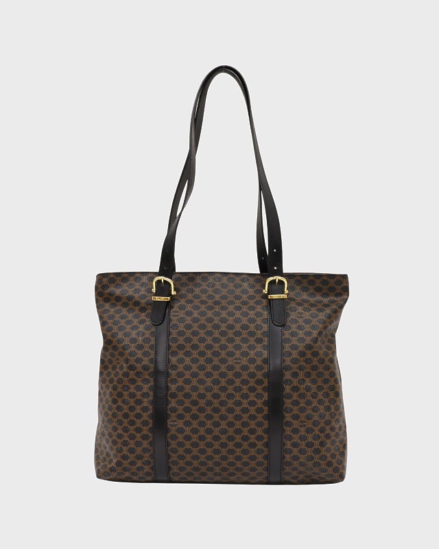 CELINE マカダム柄ハンドバッグ | Hedy