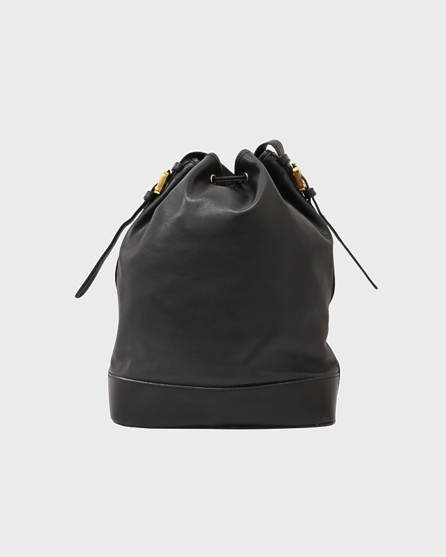 LOEWE アナグラムレザー巾着ショルダーバッグ | Hedy