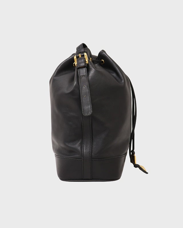 LOEWE ロエベ アナグラム クロスボディ ショルダーバッグ レア 巾着バッグ LOEWE アナグラムレザー巾着ショルダーバッグ | Hedy