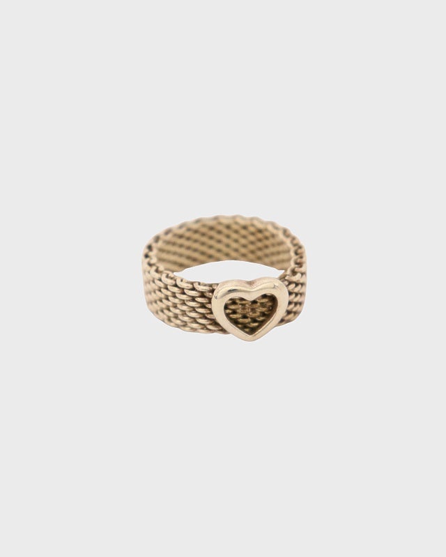 ❤️TIFFANY&Co. ティファニー リング サマセット ハート♡ メッシュ TIFFANY&CO. サマセット メッシュハートリング | Hedy