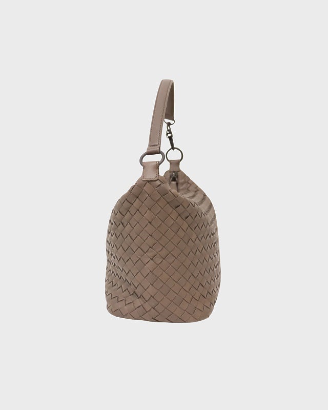 BOTTEGA VENETA アイボリー イントレチャート ワンショルダー BOTTEGA VENETA イントレチャートワンショルダーバッグ | Hedy