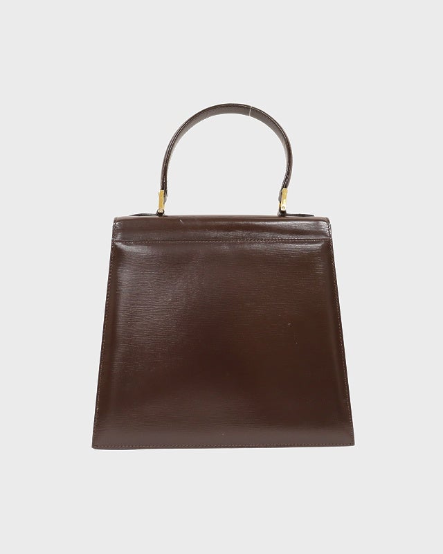 YSL ロゴレザーハンドバッグ | Hedy