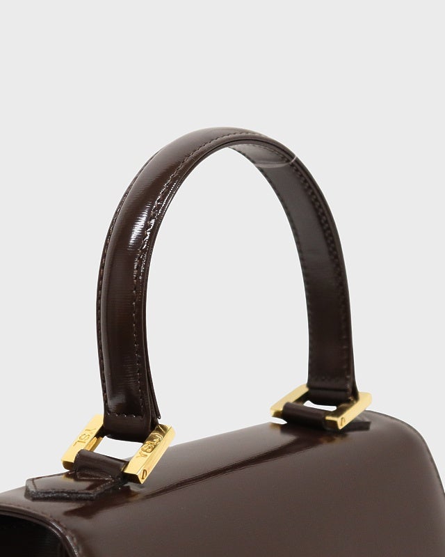YSL ロゴレザーハンドバッグ | Hedy