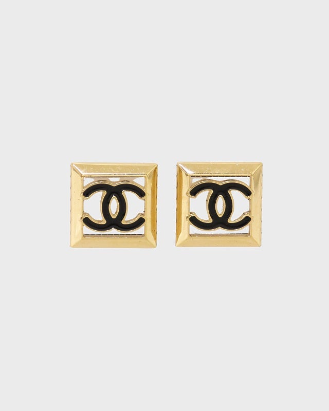CHANEL COCOスクエアピアス | Hedy