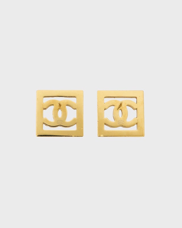 CHANEL COCOスクエアピアス | Hedy