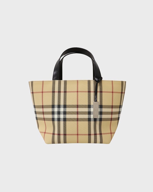 BURBERRY チェック柄ハンドバッグ | Hedy