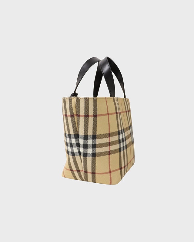 BURBERRY チェック柄ハンドバッグ | Hedy