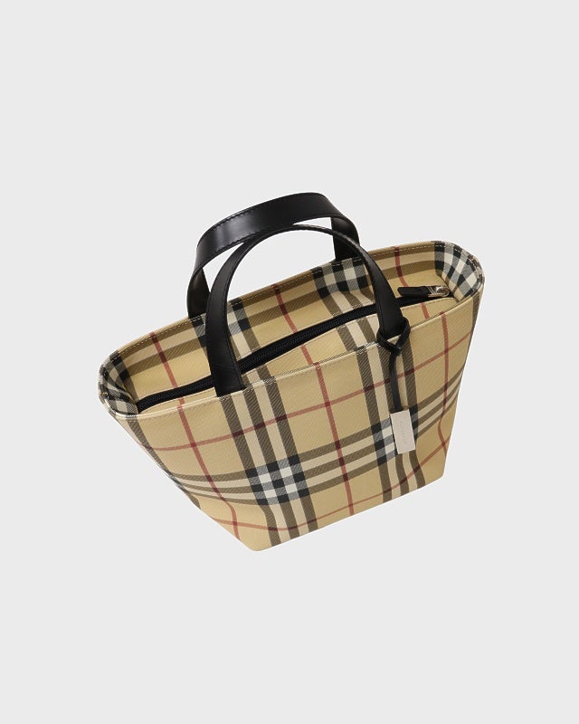 DORA公式アカウント 様BURBERRYチェック ハンドバッグ A-11396 BURBERRY チェック柄ハンドバッグ | Hedy