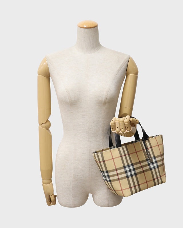 BURBERRY チェック柄ハンドバッグ | Hedy