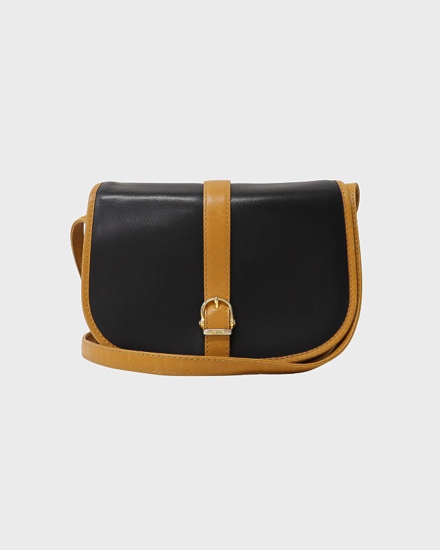 CELINE ロゴ金具レザーショルダーバッグ | Hedy