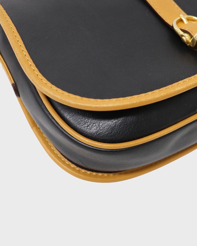 CELINE ロゴ金具レザーショルダーバッグ | Hedy