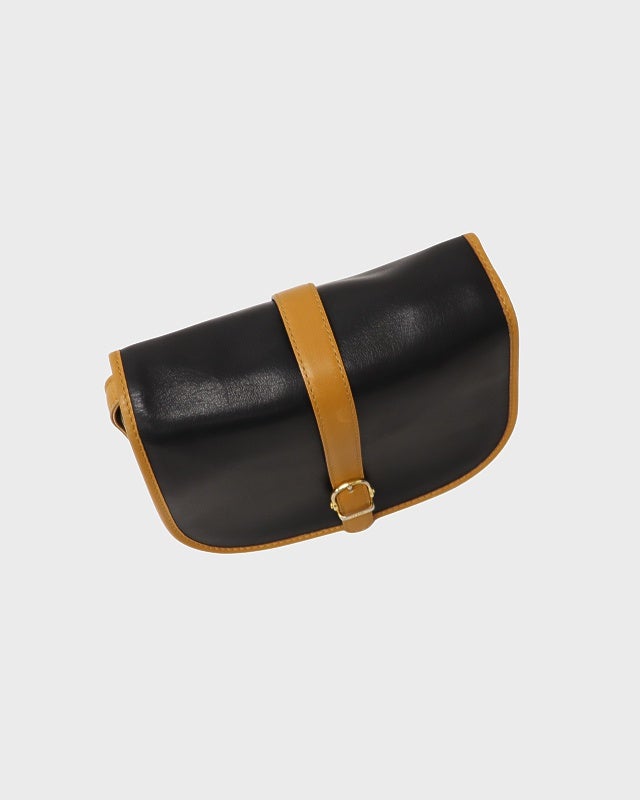CELINE ロゴ金具レザーショルダーバッグ | Hedy