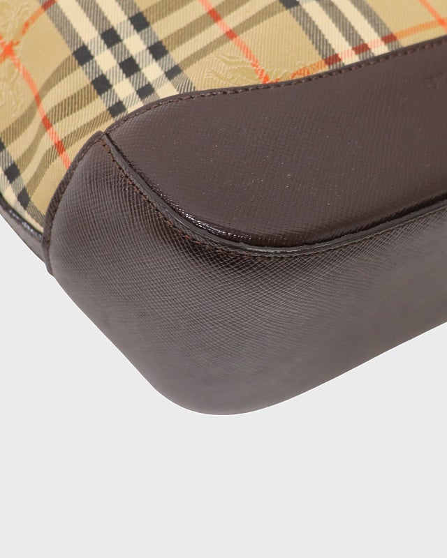 BURBERRY チェック柄ミニハンドバッグ | Hedy