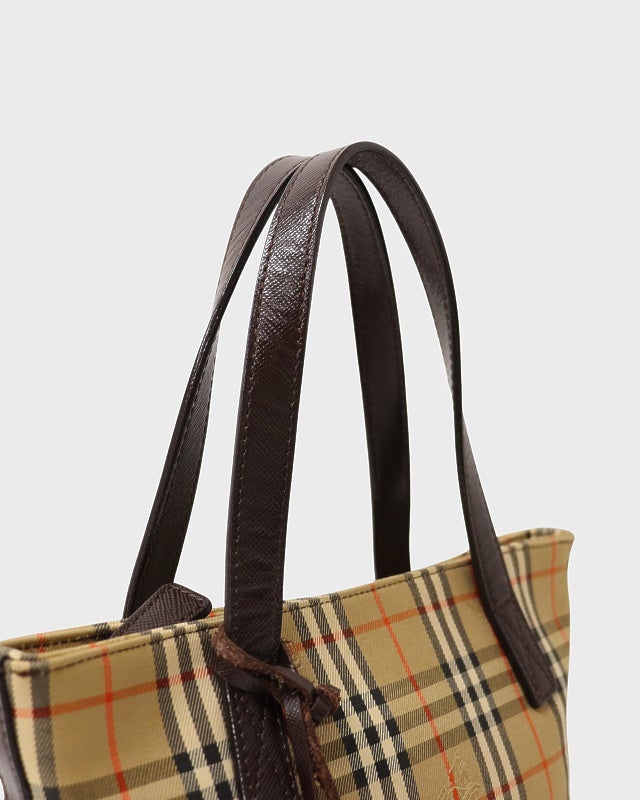 BURBERRY チェック柄ミニハンドバッグ | Hedy