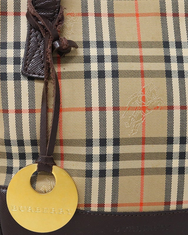 BURBERRY チェック柄ミニハンドバッグ | Hedy