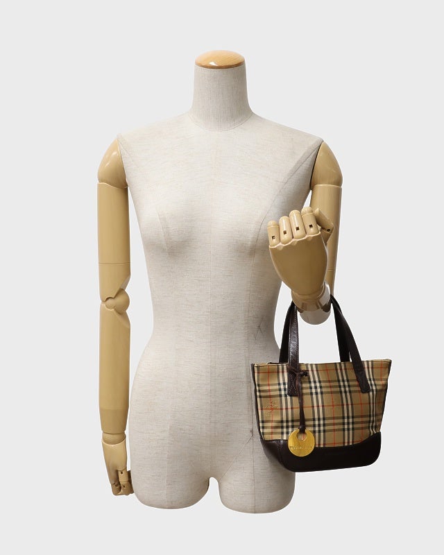 BURBERRY チェック柄ミニハンドバッグ | Hedy