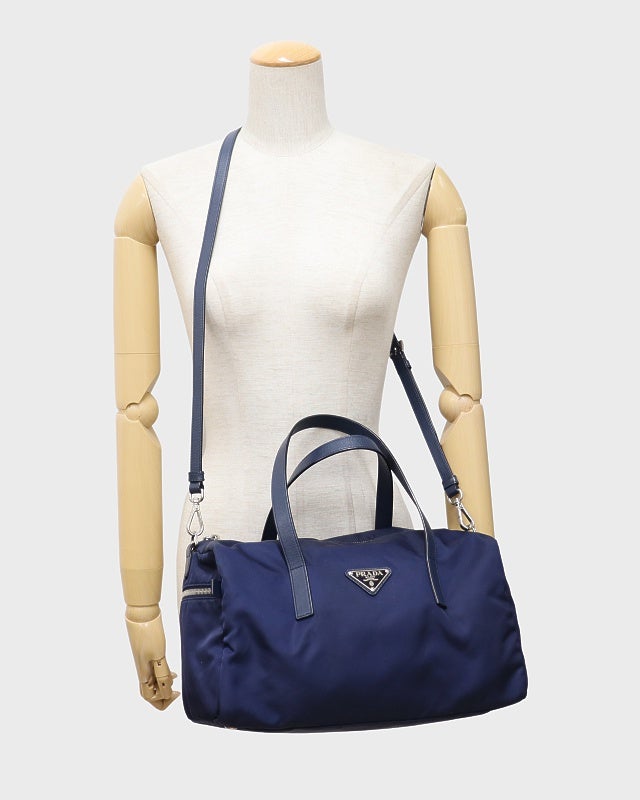 PRADA 三角ロゴ金具ナイロンボストン2Wayバッグ | Hedy