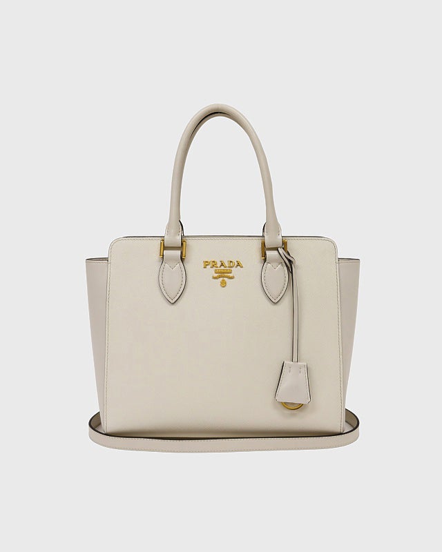 PRADA ロゴ金具サフィアーノ2Wayバッグ | Hedy