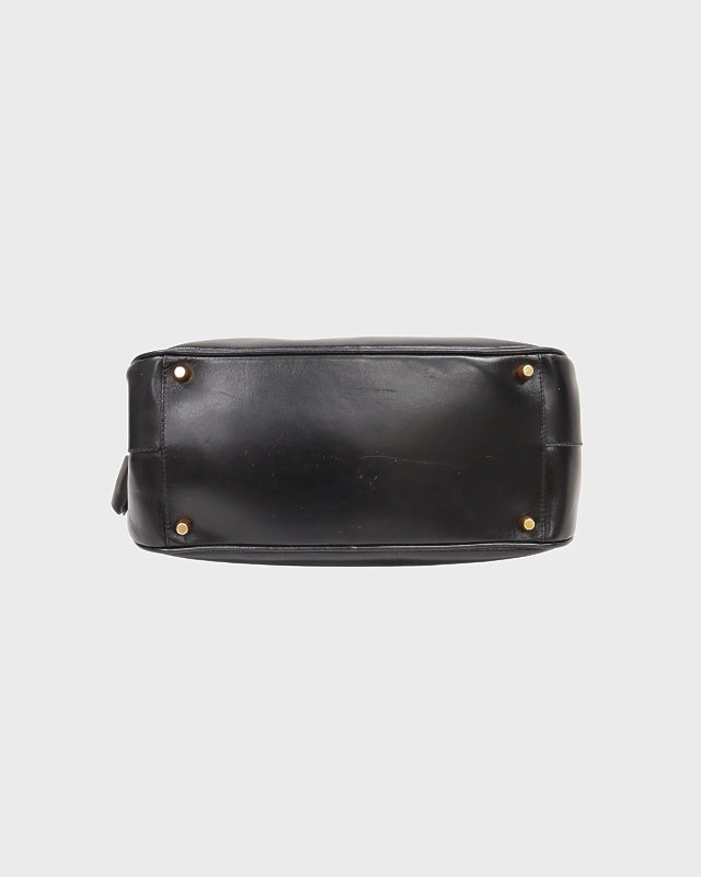 PRADA 三角ロゴ金具レザーハンドバッグ | Hedy