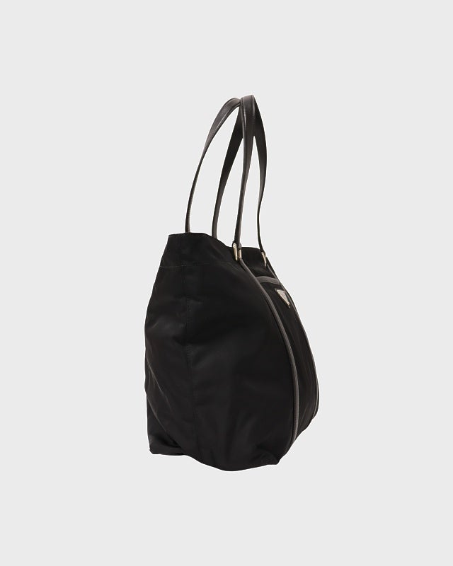 PRADA 三角ロゴ金具ナイロンレザートートバッグ | Hedy