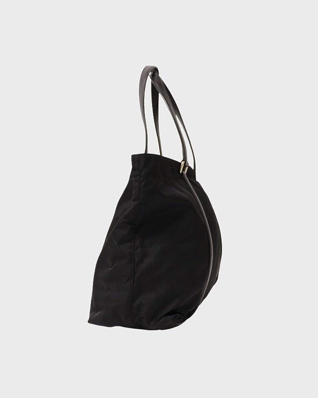 PRADA 三角ロゴ金具ナイロンレザートートバッグ | Hedy