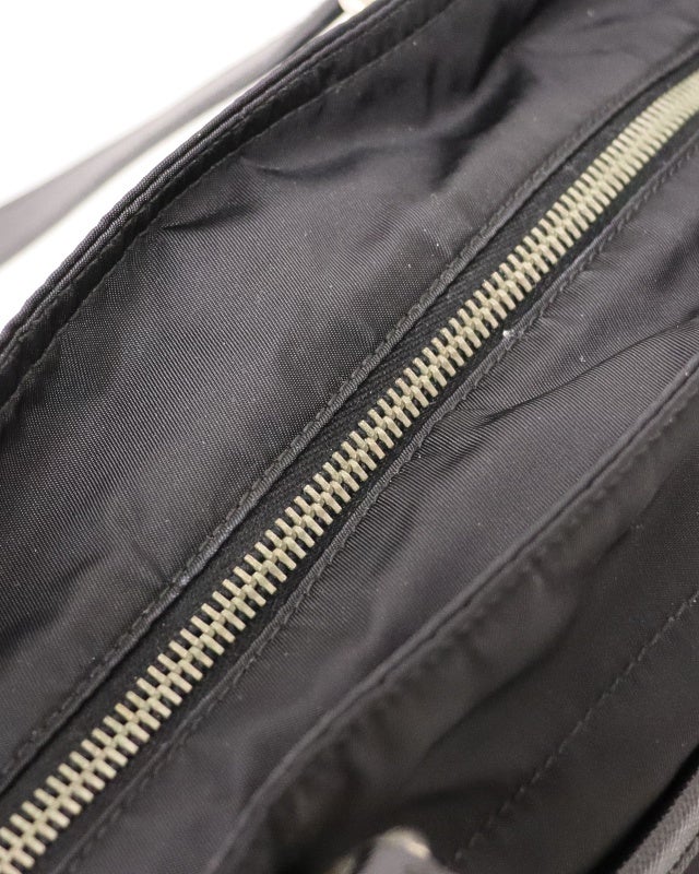 PRADA 三角ロゴ金具ナイロンレザートートバッグ | Hedy