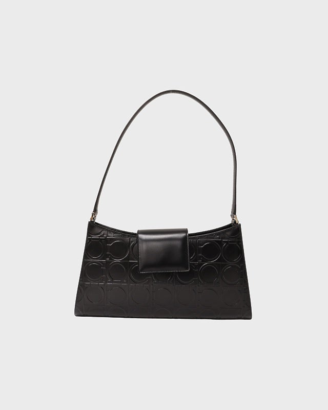 Ferragamo ガンチーニレザーワンショルダーバッグ | Hedy