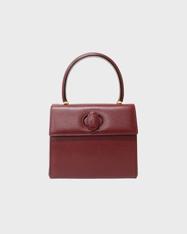 Cartier マストラインレザーハンドバッグ | Hedy