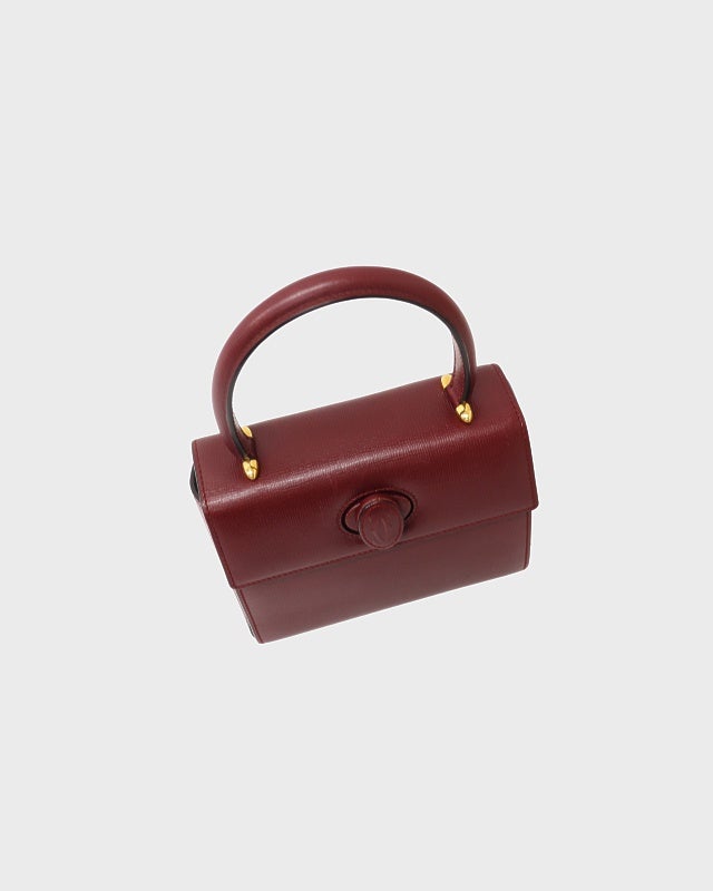 Cartier マストラインレザーハンドバッグ | Hedy