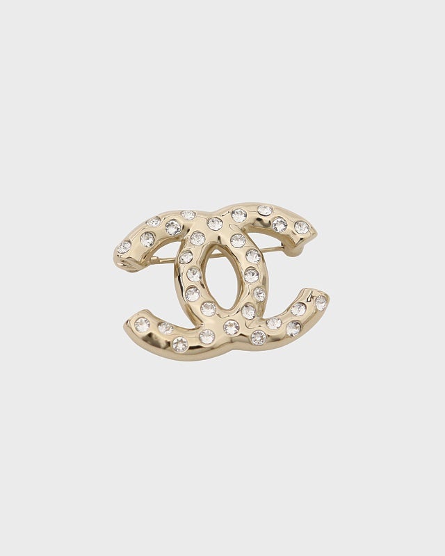 CHANEL COCOラインストーンブローチ | Hedy