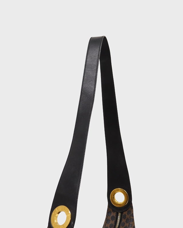 CELINE マカダム柄ロゴサークル金具ワンショルダーバッグ | Hedy