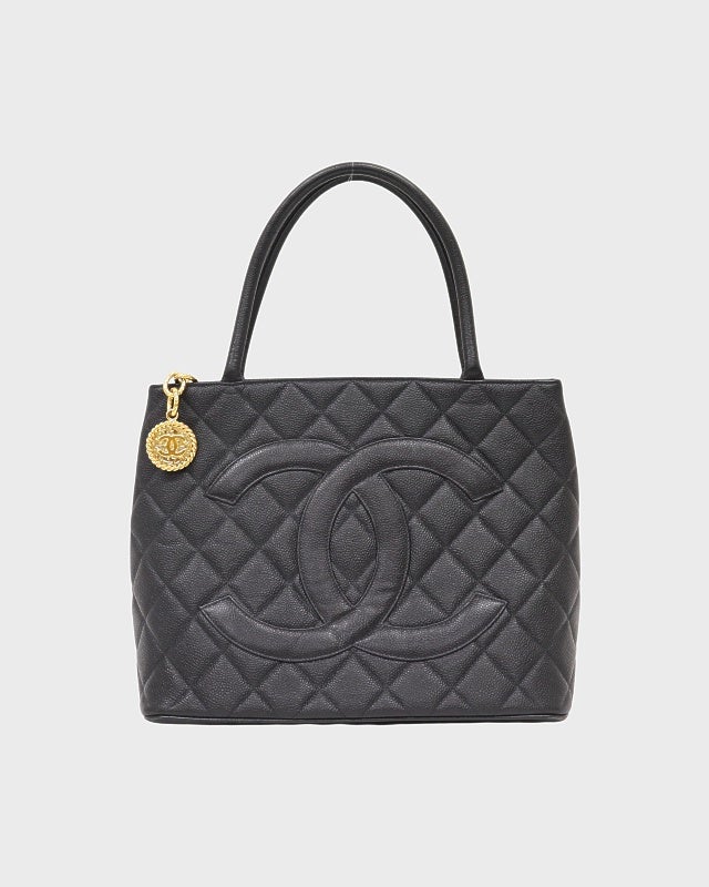 CHANEL キャビアスキン CHANEL キャビアスキン復刻トートバッグ | Hedy