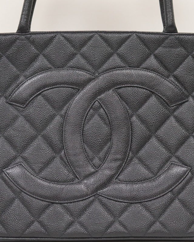 CHANEL キャビアスキン復刻トートバッグ | Hedy