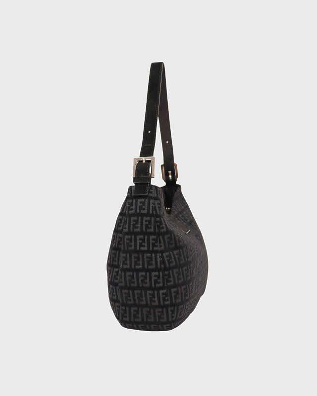 FENDI ズッキーノ柄スエードワンショルダーバッグ | Hedy