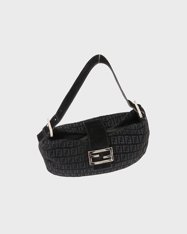 FENDI ズッキーノ柄スエードワンショルダーバッグ | Hedy
