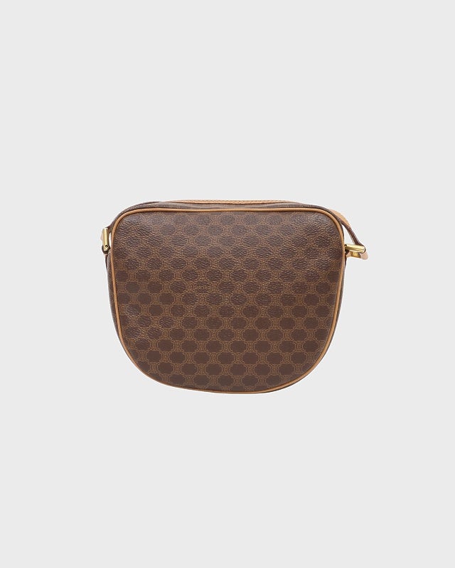 CELINE マカダム柄ガンチーニ金具ショルダーバッグ | Hedy