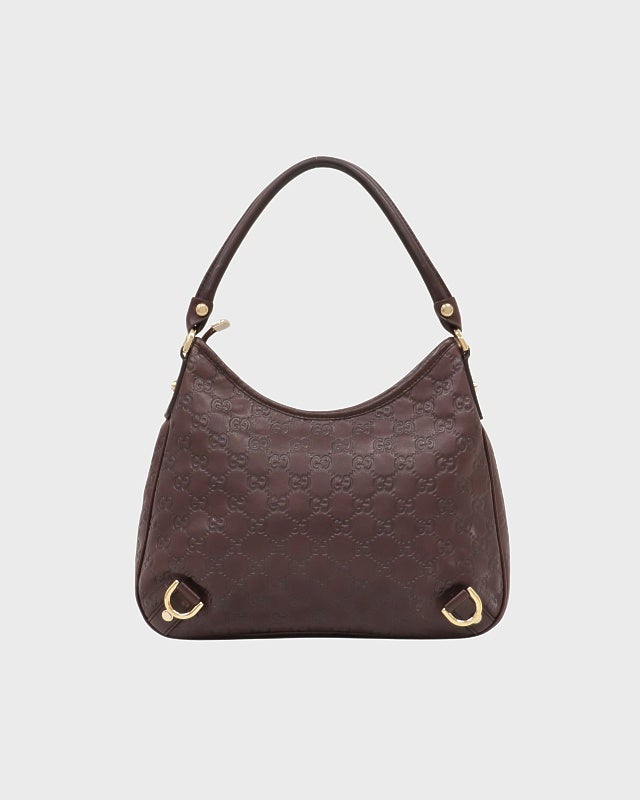 GUCCI アビーグッチシマレザーショルダーバッグ | Hedy