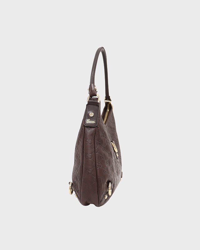 GUCCI アビーグッチシマレザーショルダーバッグ | Hedy