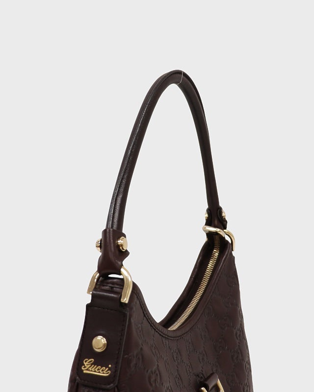 GUCCI アビーグッチシマレザーショルダーバッグ | Hedy
