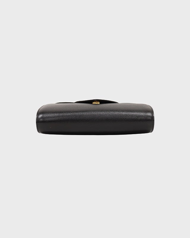 YSL ロゴ金具レザーショルダーバッグ | Hedy