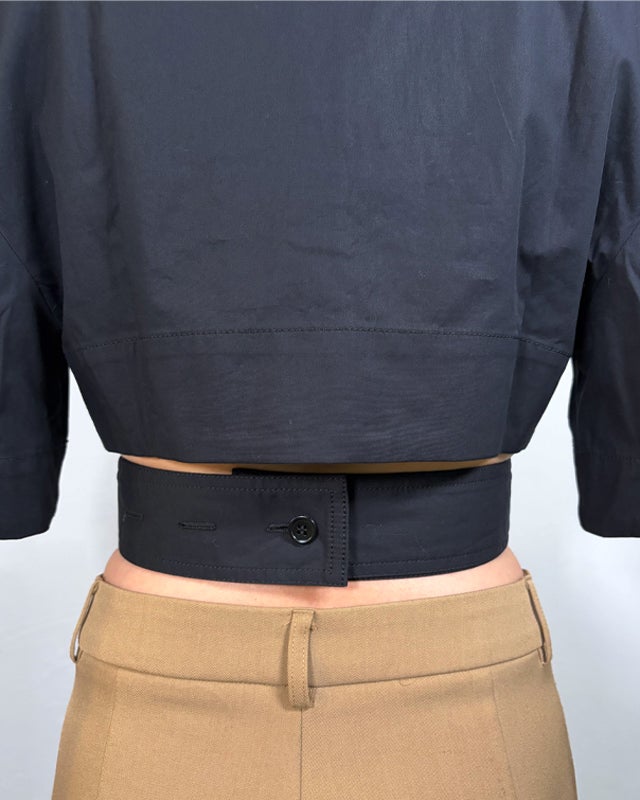 JACQEMUSクロップドシャツ | Hedy