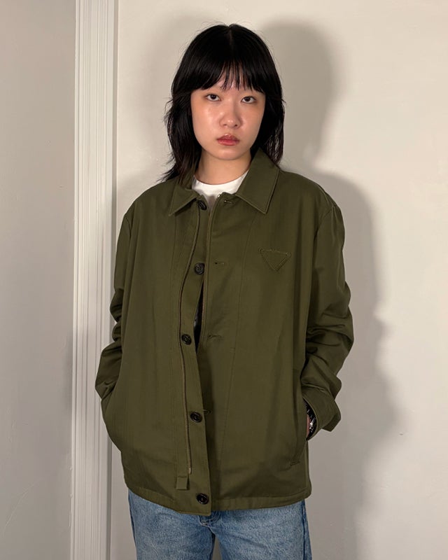 美品　GIVENCHY ヴィンテージ 刻印ボタン ロングコート　グリーン　レア GIVENCHY ウールロングコート | Hedy