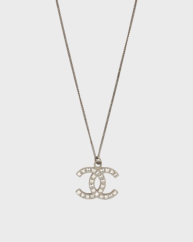 CHANEL COCOラインストーンネックレス | Hedy